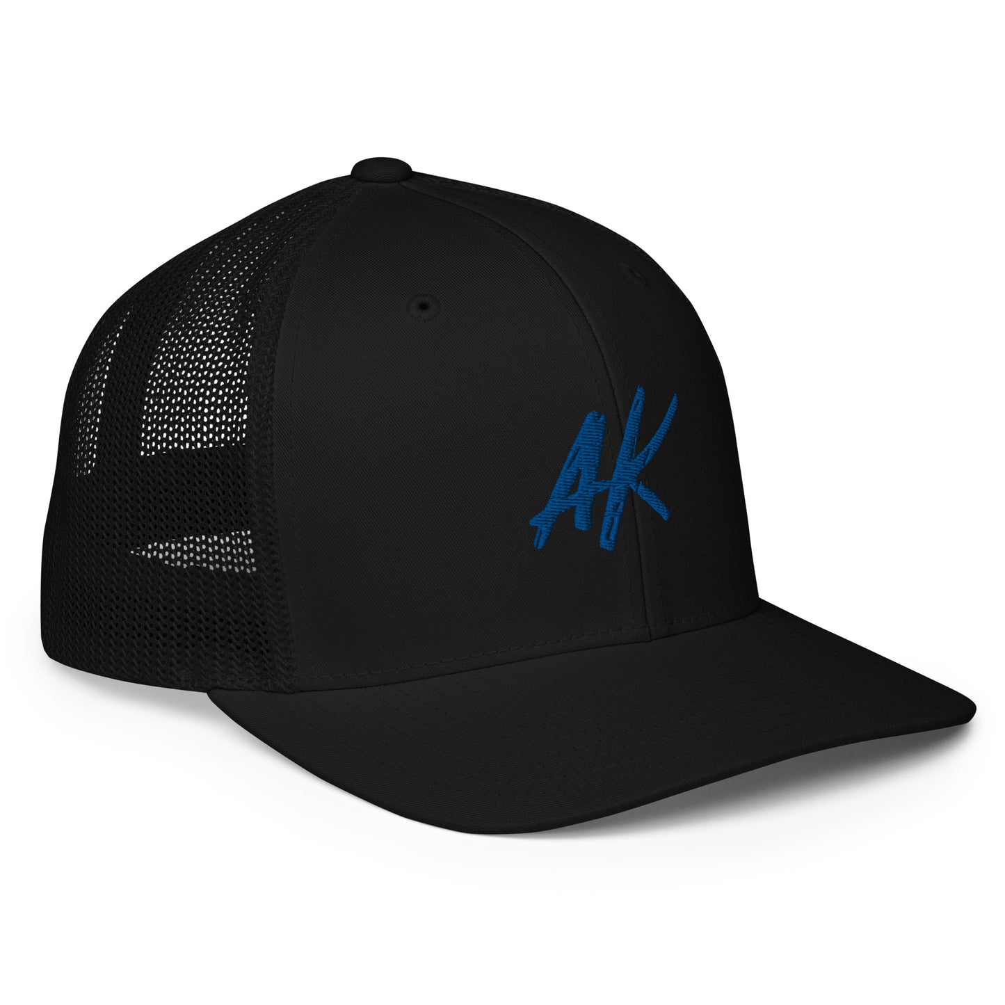 AK Closed-back trucker cap (blue)