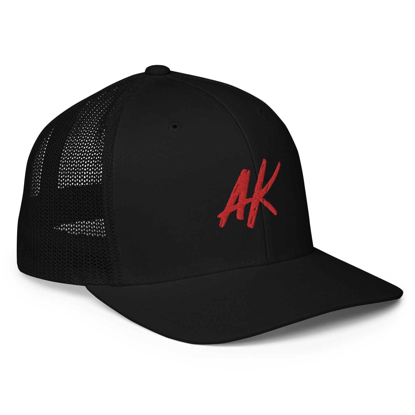 AK Closed-back trucker cap (red)