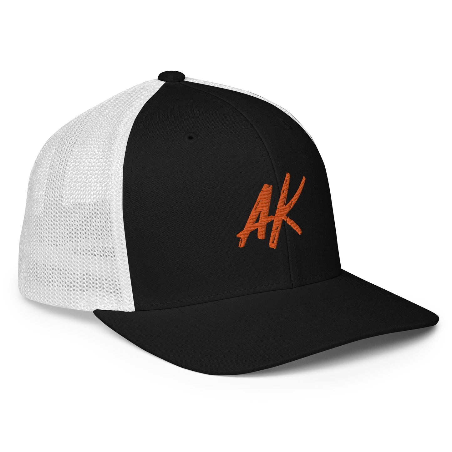 AK Closed-back trucker cap (orange)
