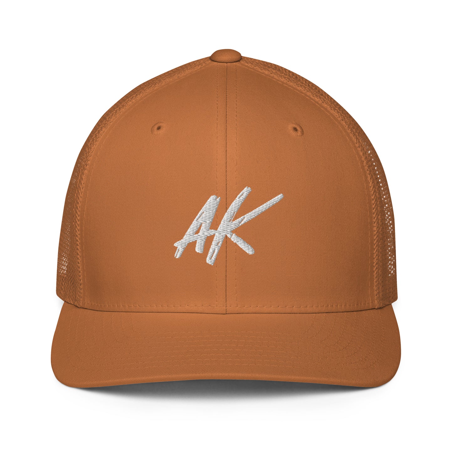 AK Closed-back trucker cap (white)