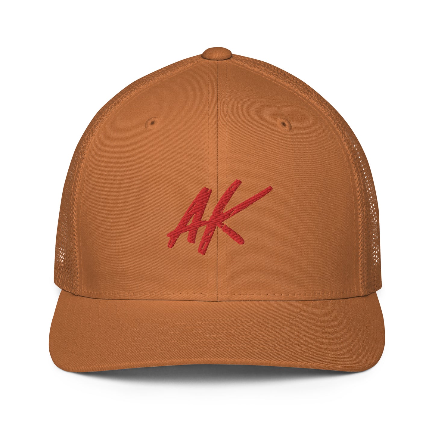 AK Closed-back trucker cap (red)