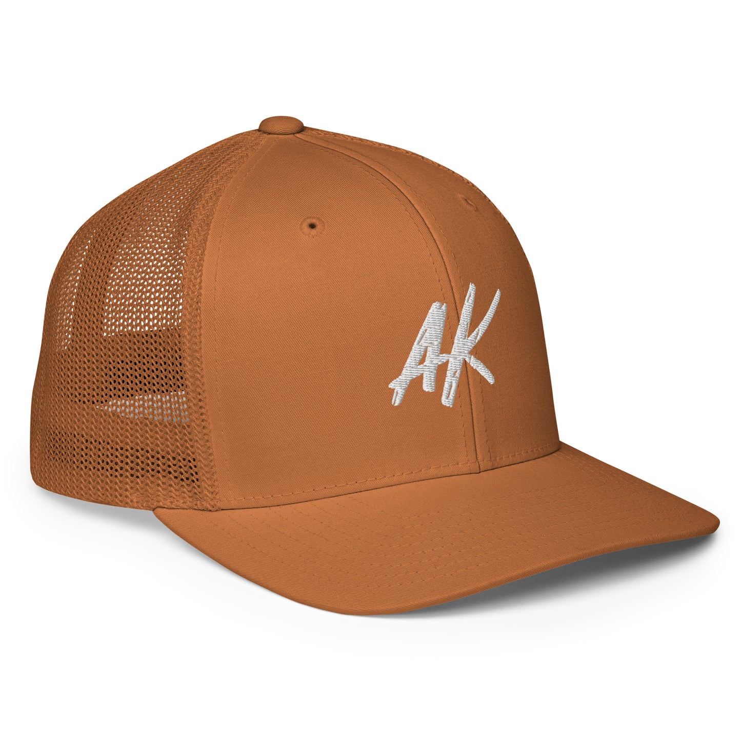 AK Closed-back trucker cap (white)