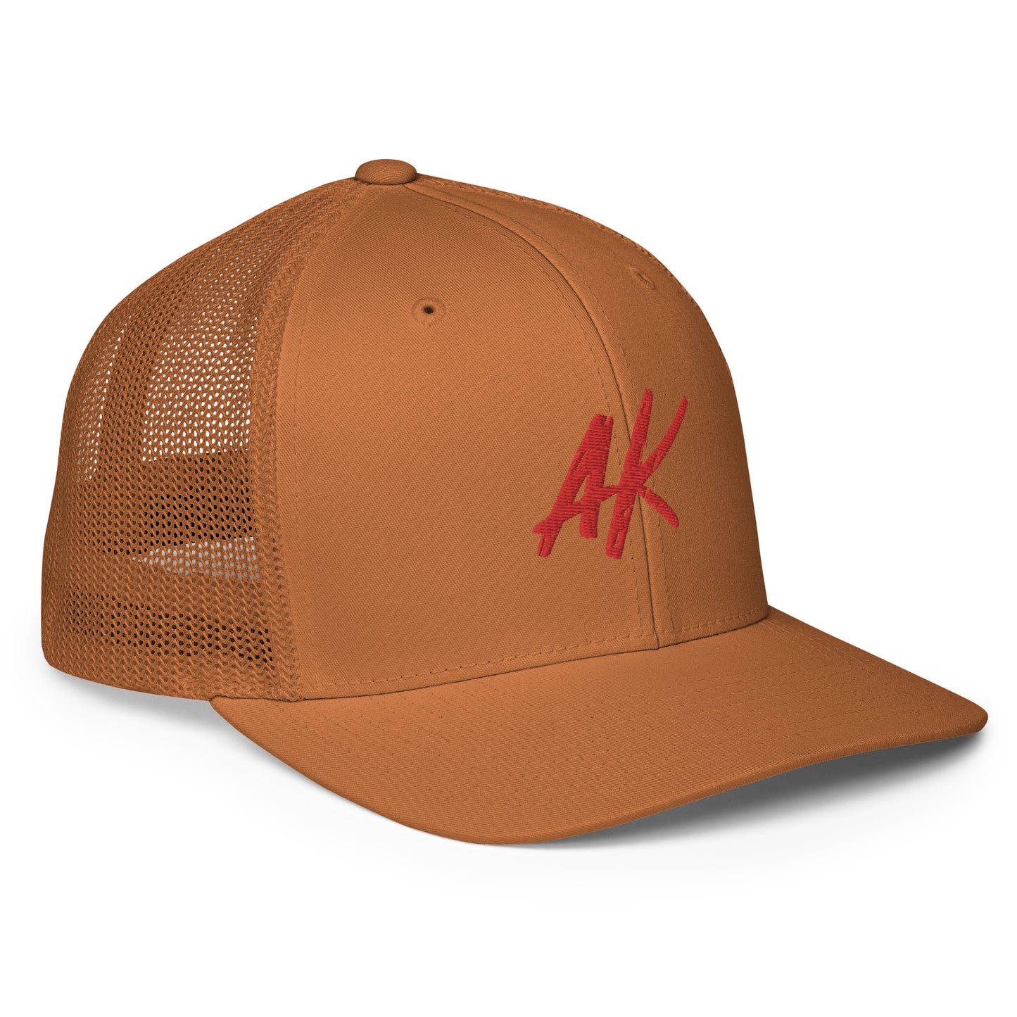 AK Closed-back trucker cap (red)