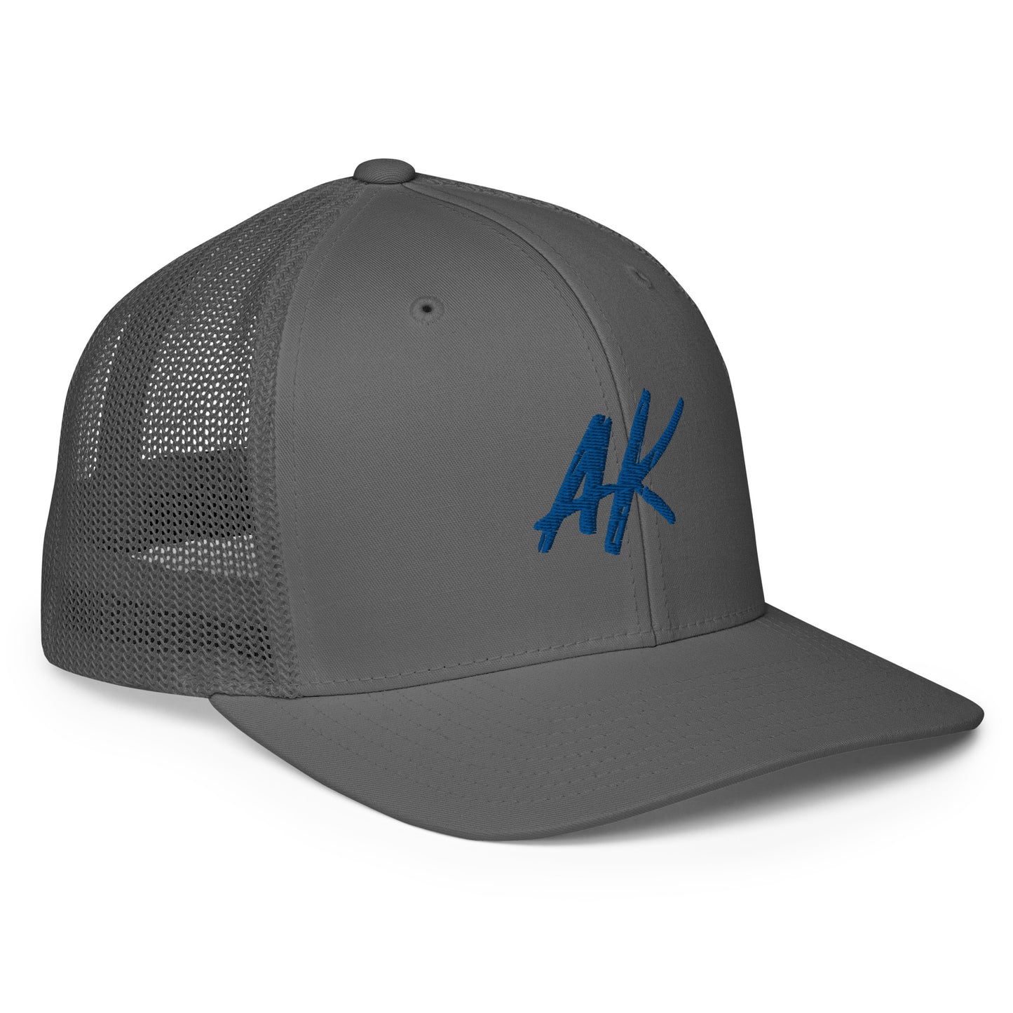 AK Closed-back trucker cap (blue)