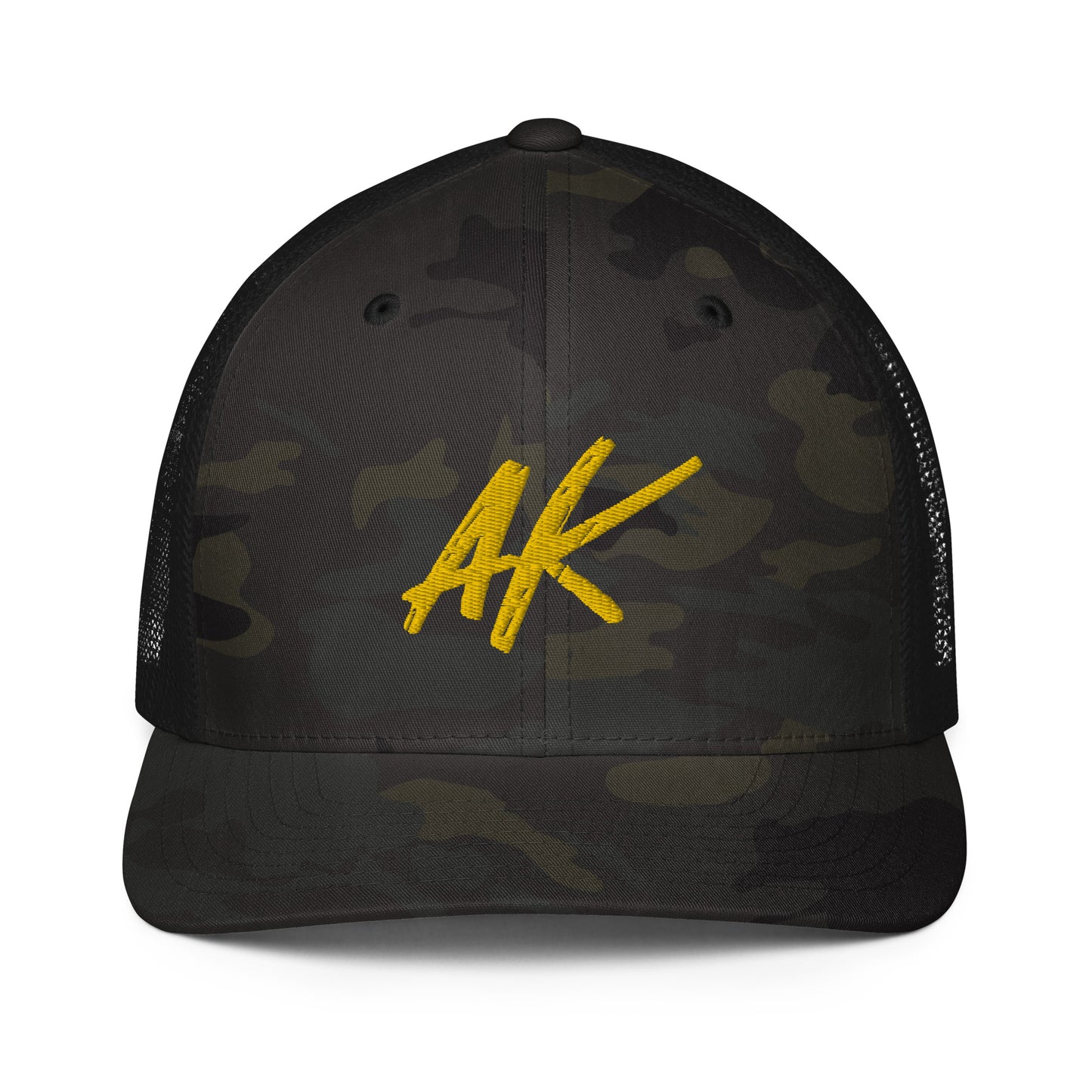 AK Closed-Back Trucker Cap (gold)