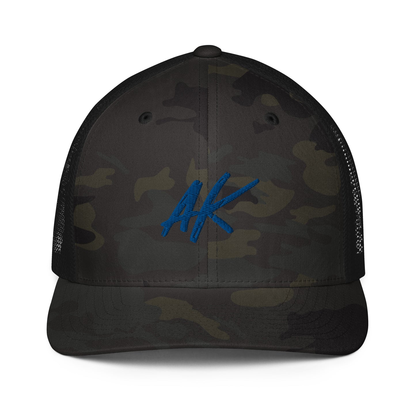 AK Closed-back trucker cap (blue)