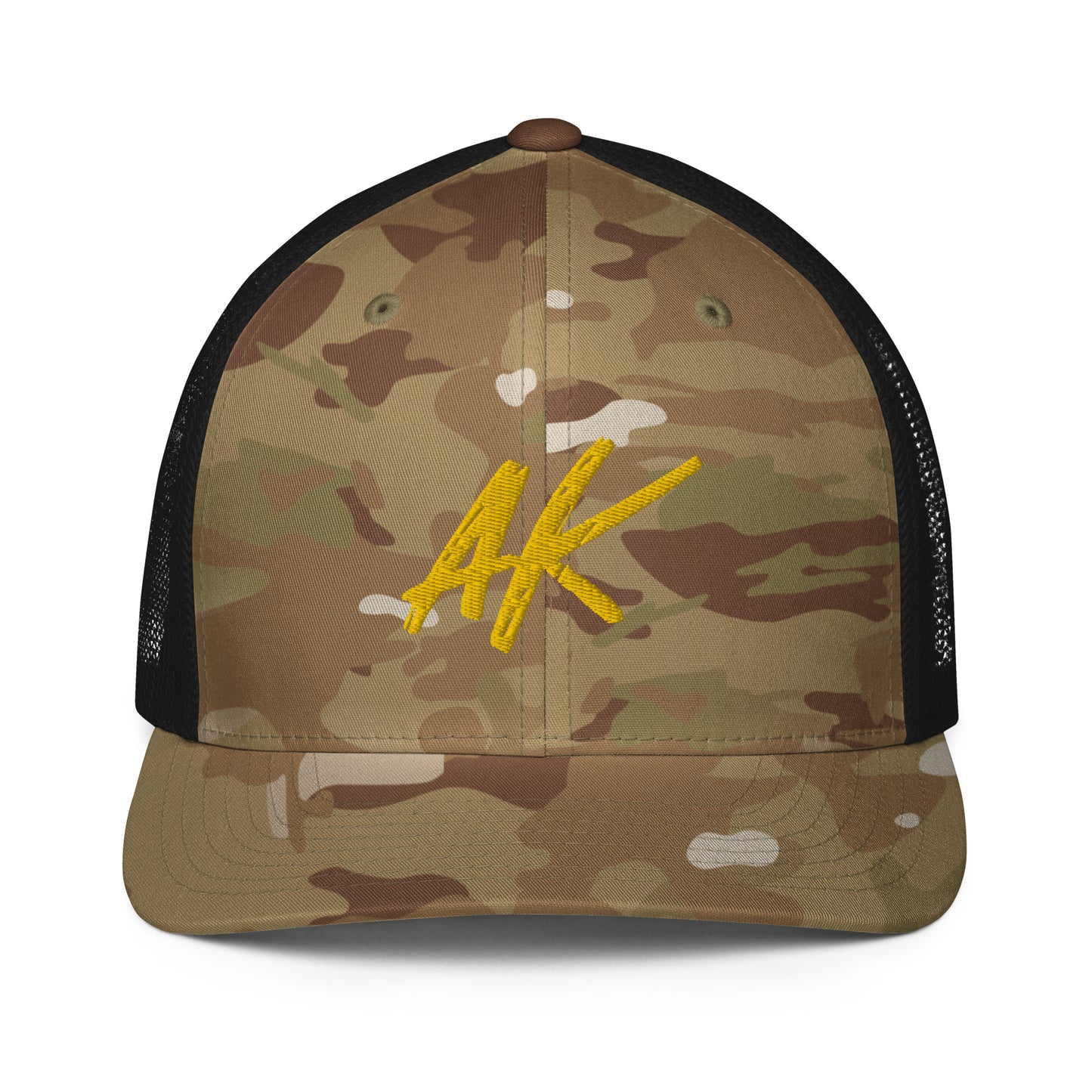AK Closed-Back Trucker Cap (gold)