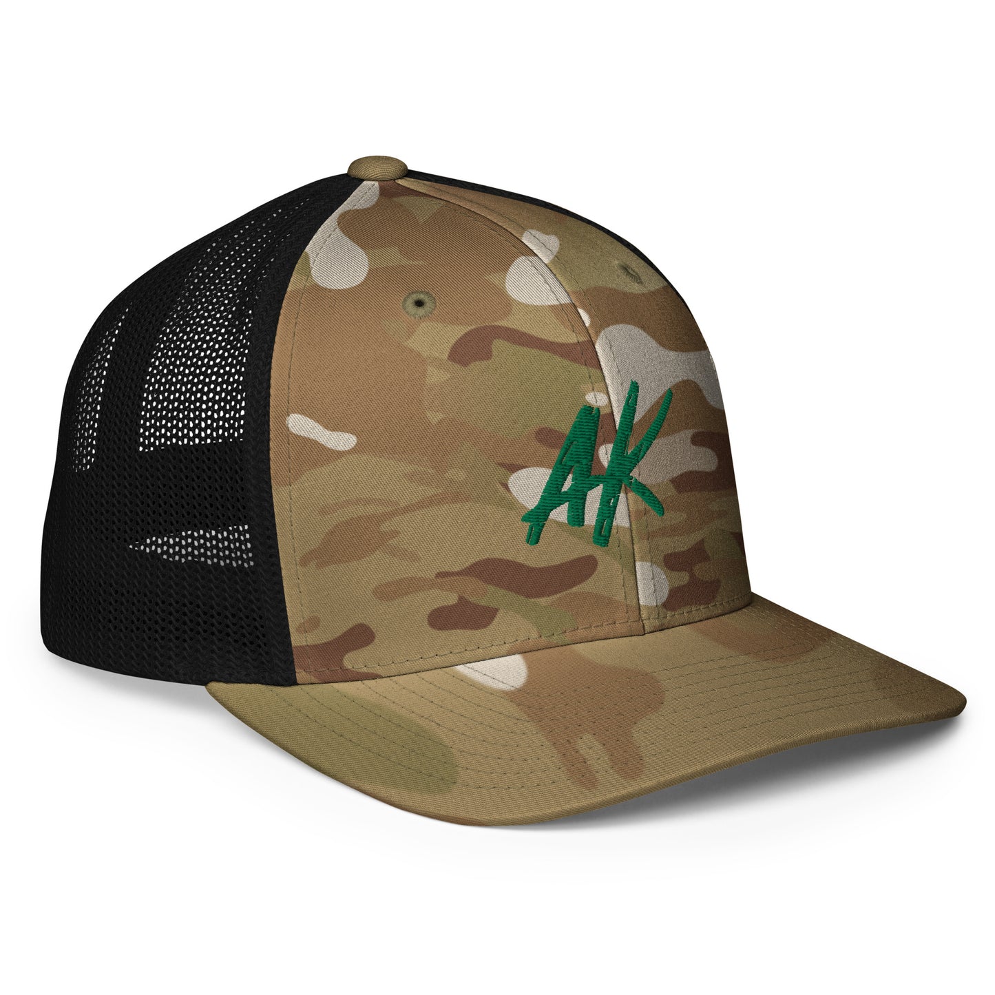 AK Closed-back trucker cap (green)