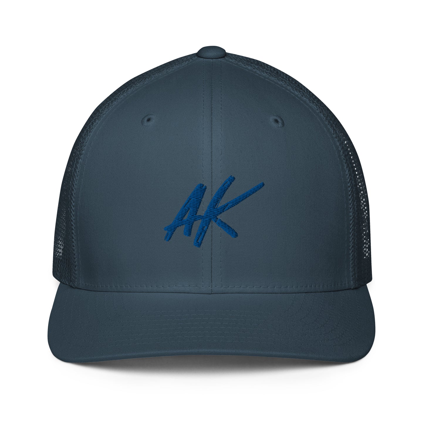 AK Closed-back trucker cap (blue)