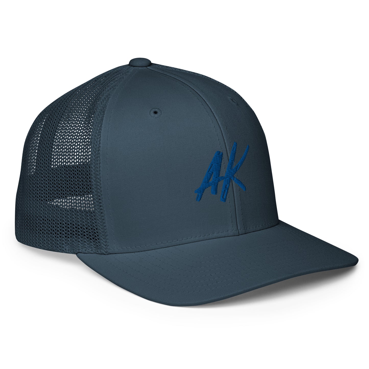 AK Closed-back trucker cap (blue)