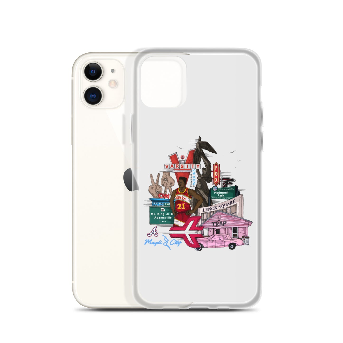 ATL graphic iPhone Case