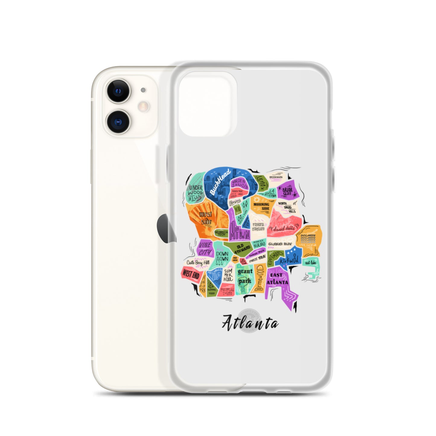 ATL map iPhone Case