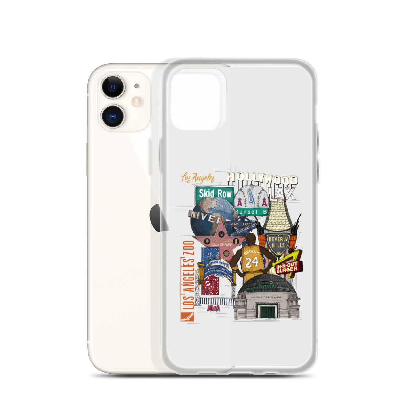 Los Angeles Graphic iPhone Case