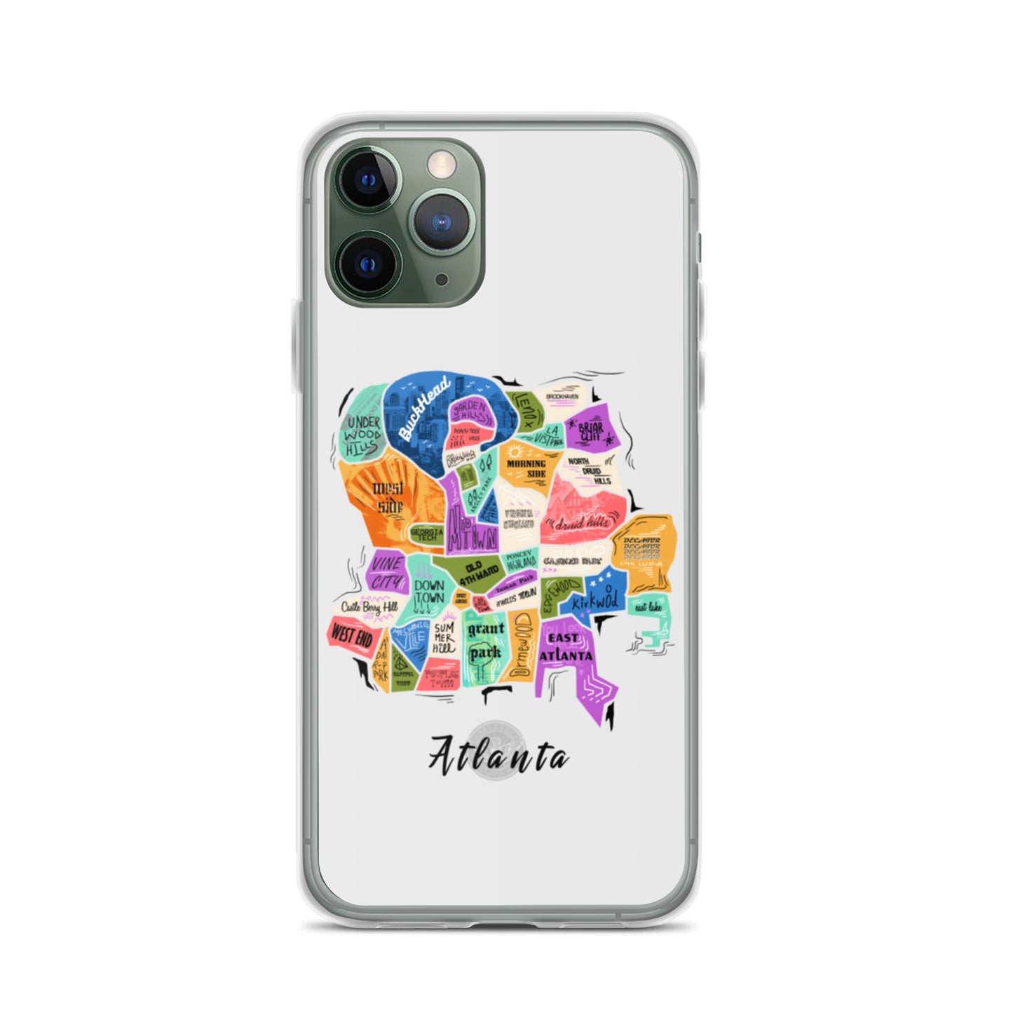 ATL map iPhone Case