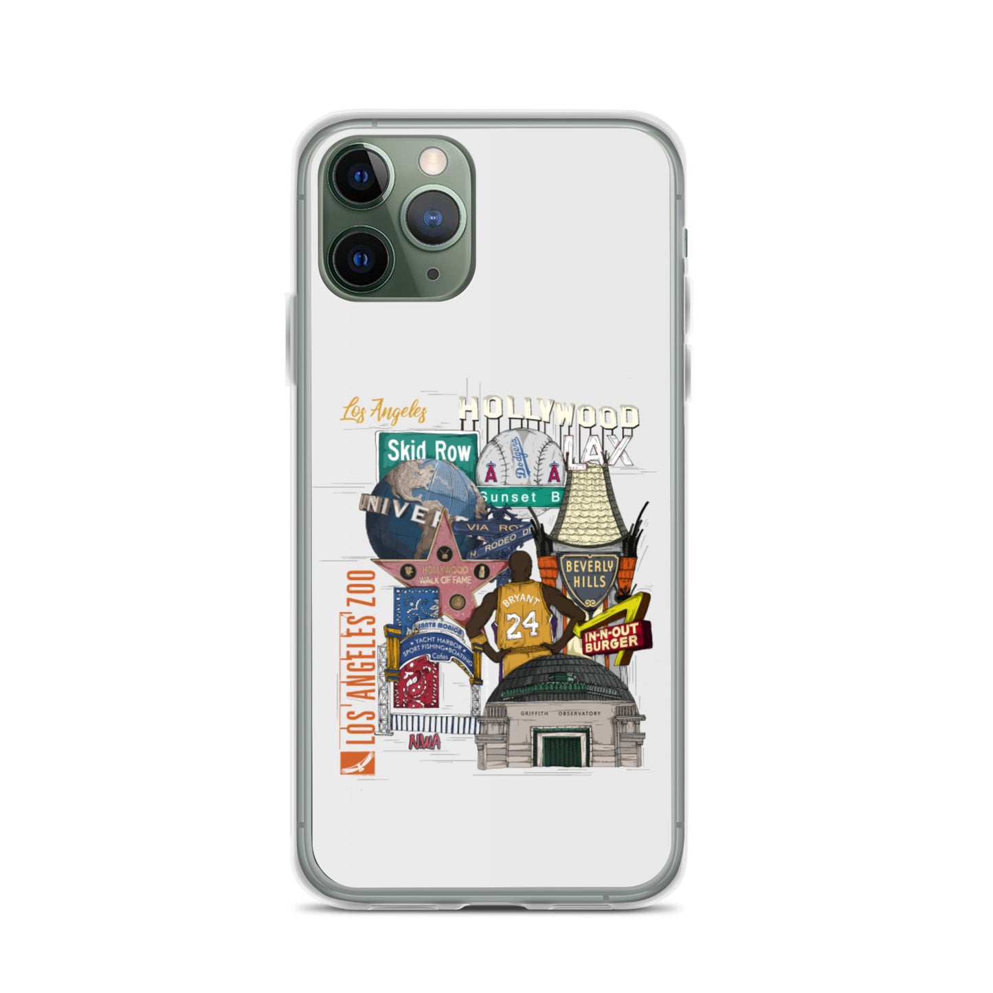 Los Angeles Graphic iPhone Case