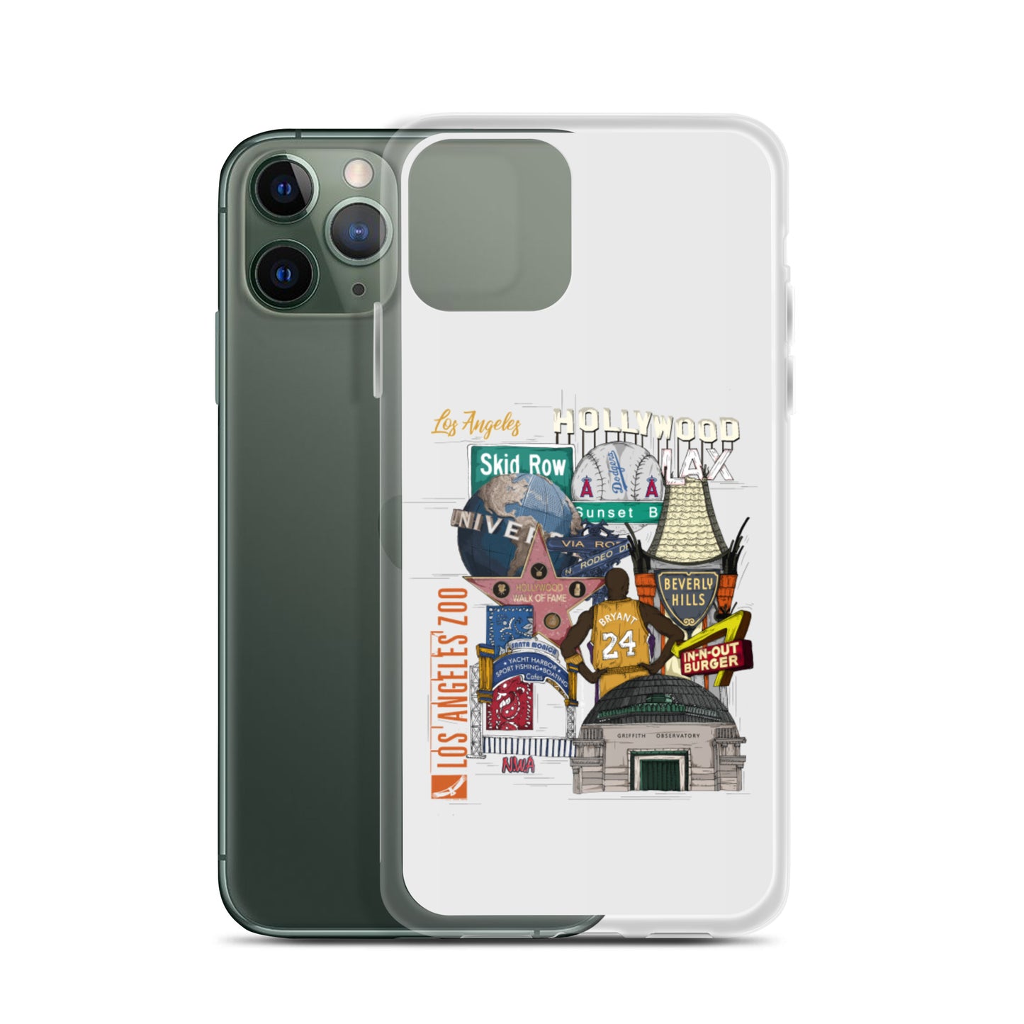 Los Angeles Graphic iPhone Case