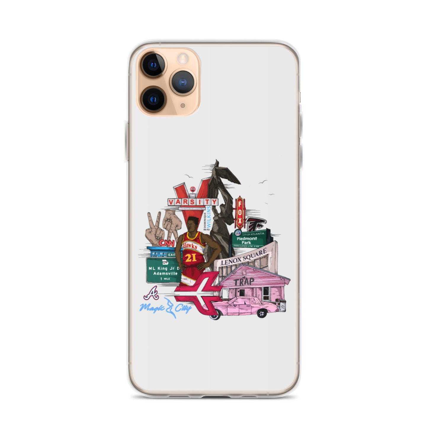 ATL graphic iPhone Case