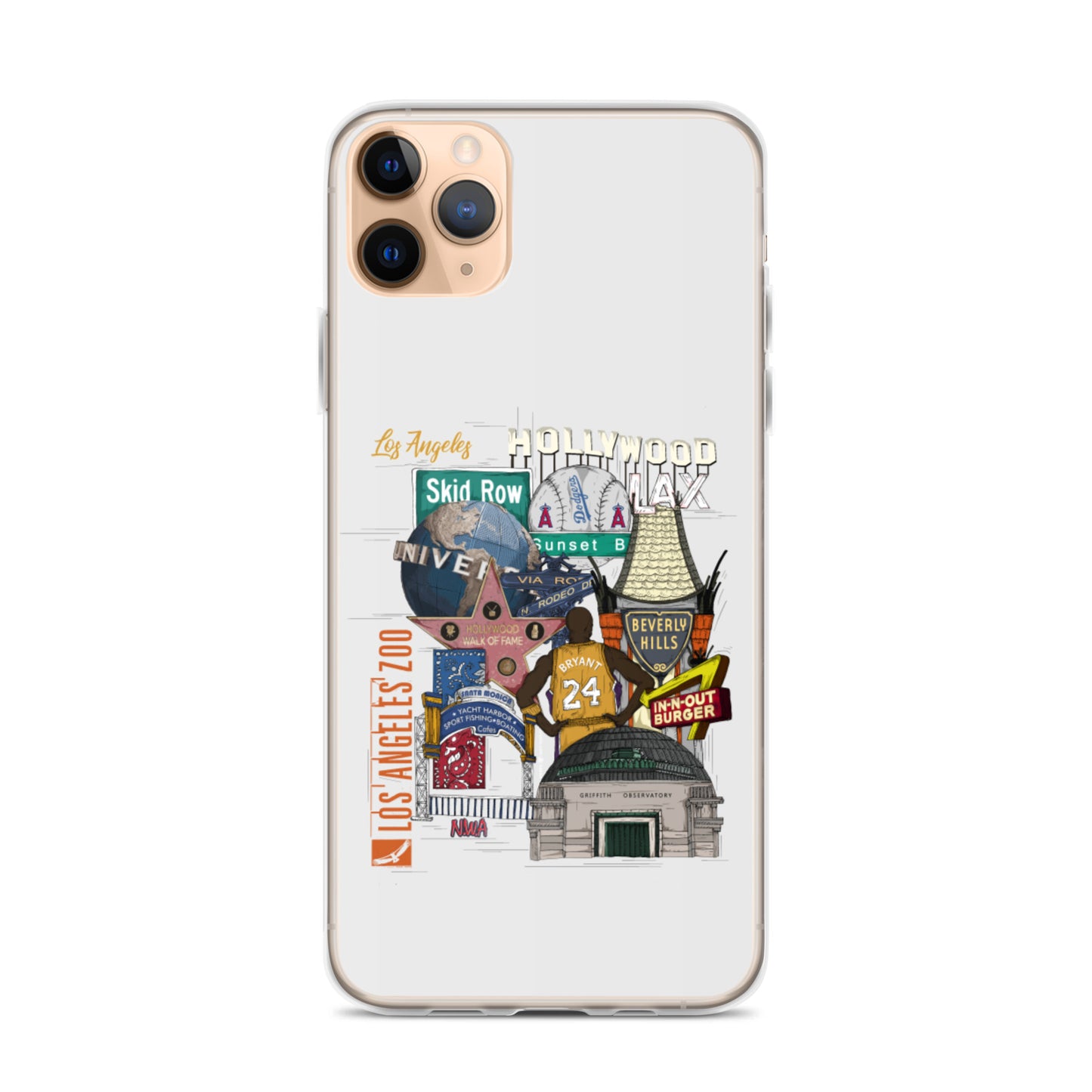 Los Angeles Graphic iPhone Case