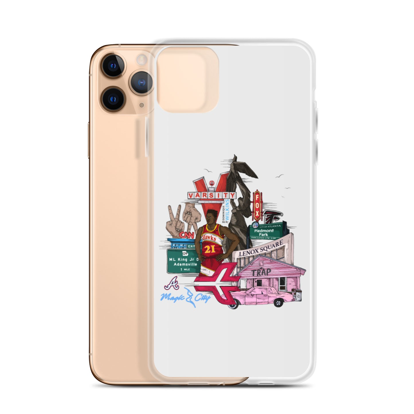 ATL graphic iPhone Case