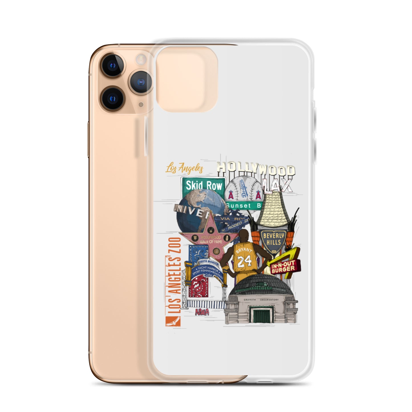 Los Angeles Graphic iPhone Case