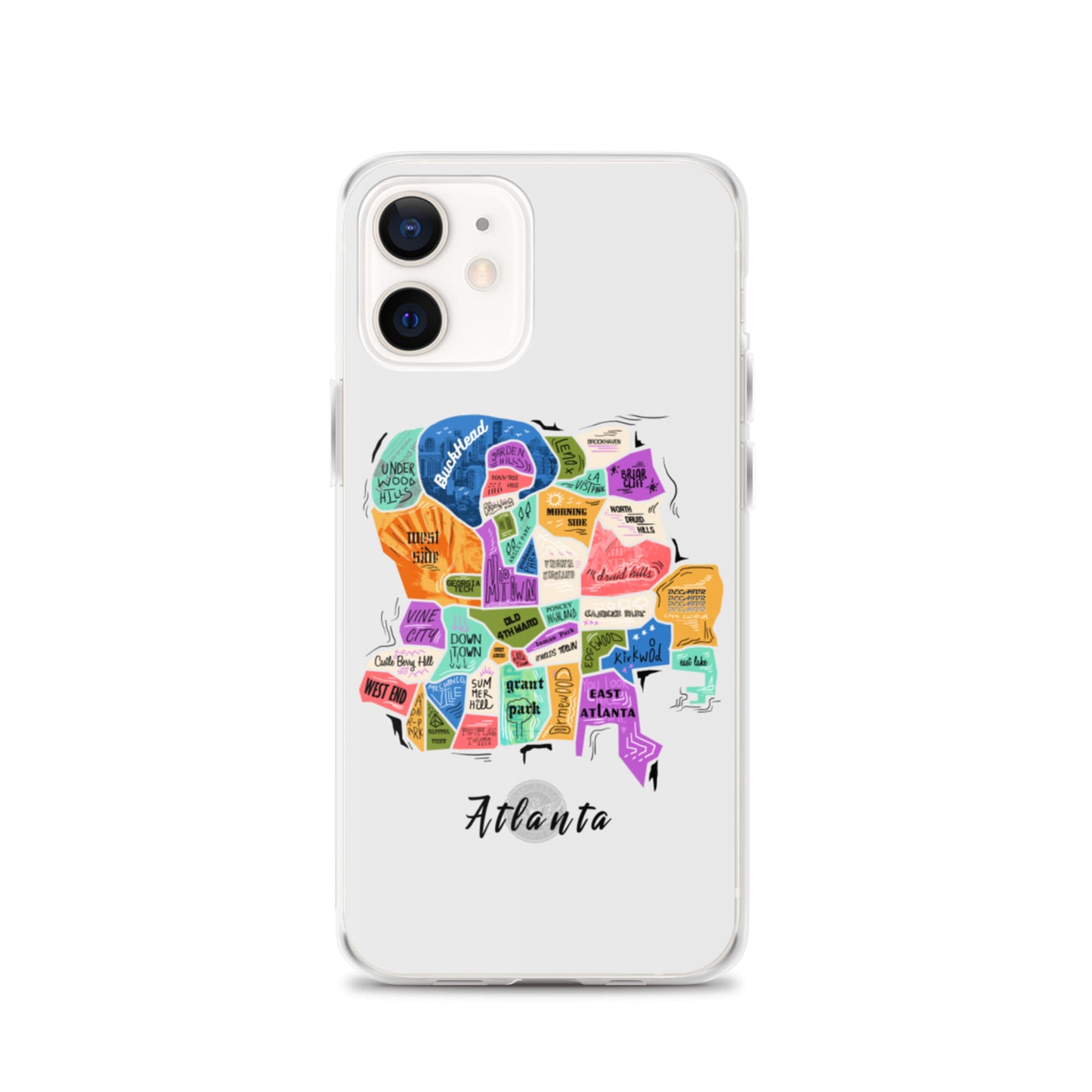 ATL map iPhone Case