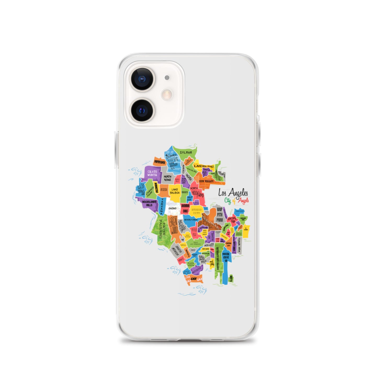 Los Angeles Map iPhone Case