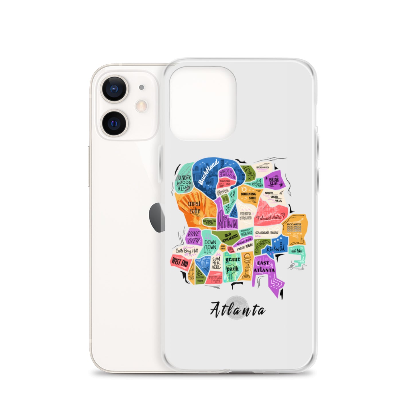 ATL map iPhone Case