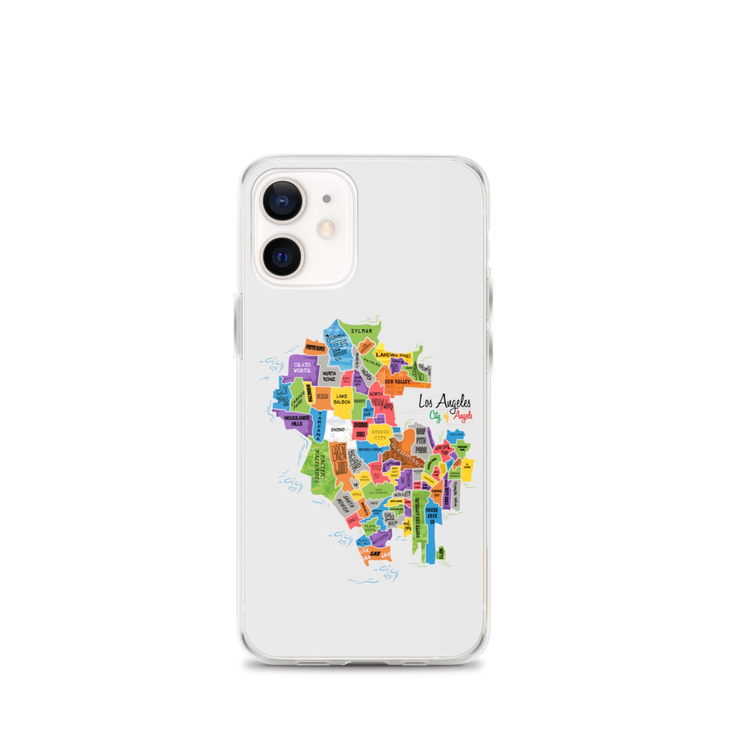 Los Angeles Map iPhone Case