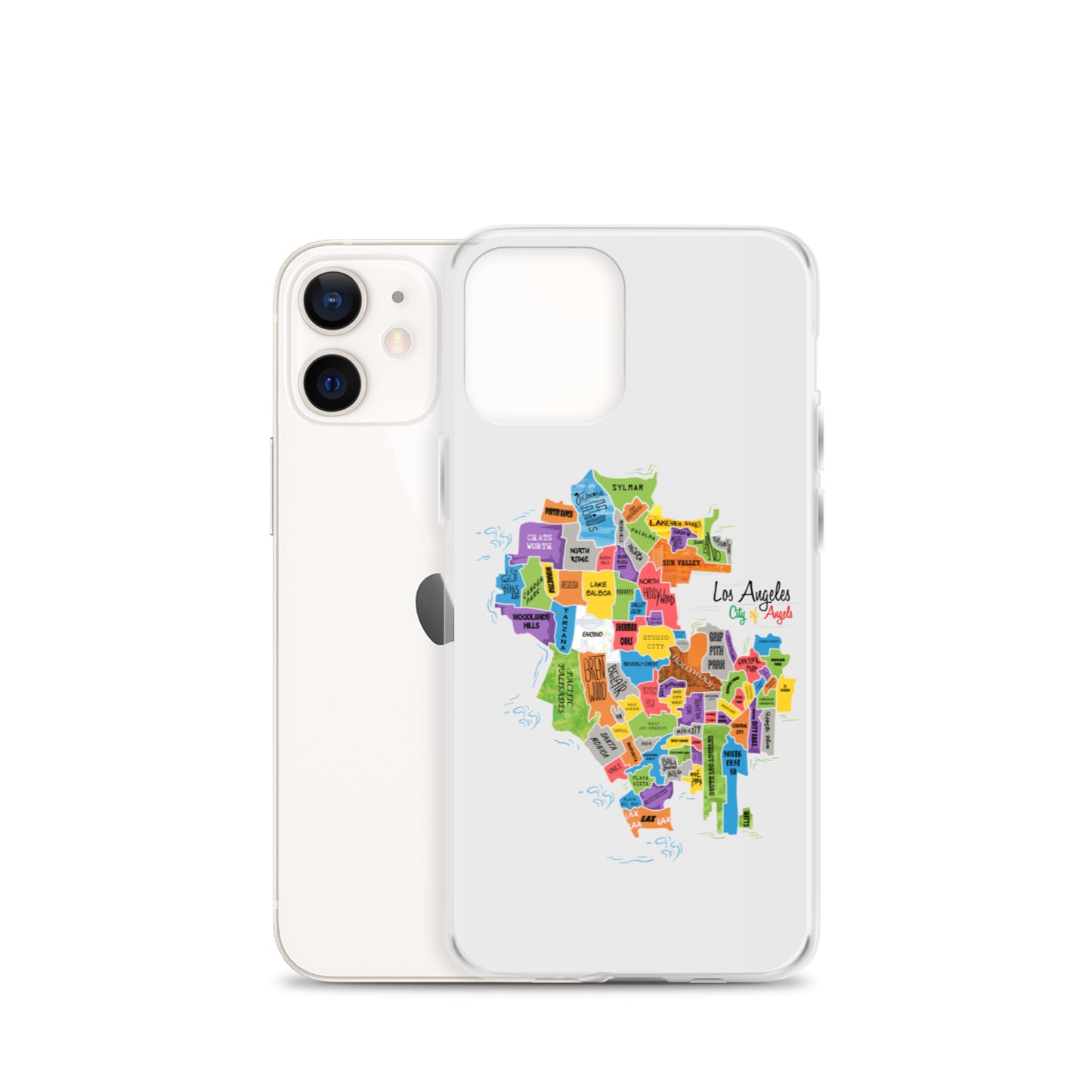 Los Angeles Map iPhone Case