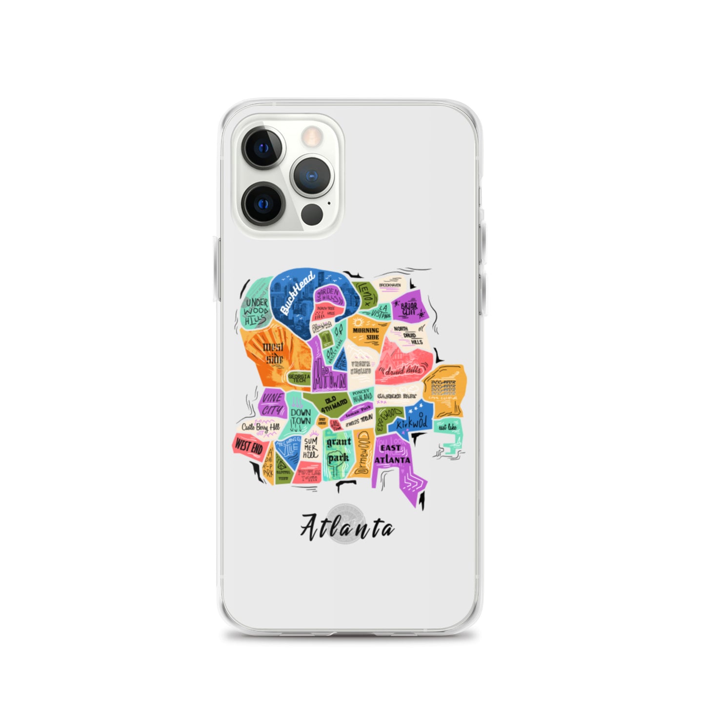 ATL map iPhone Case