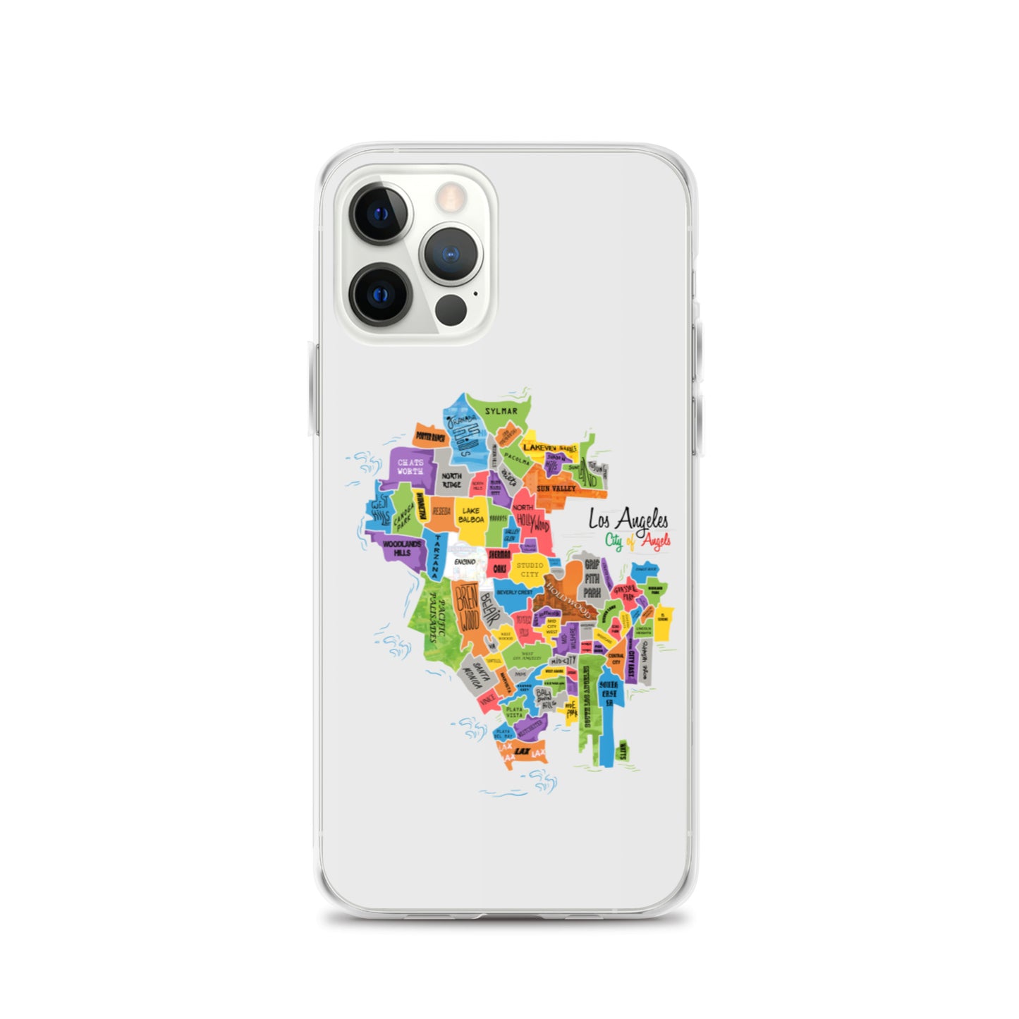 Los Angeles Map iPhone Case