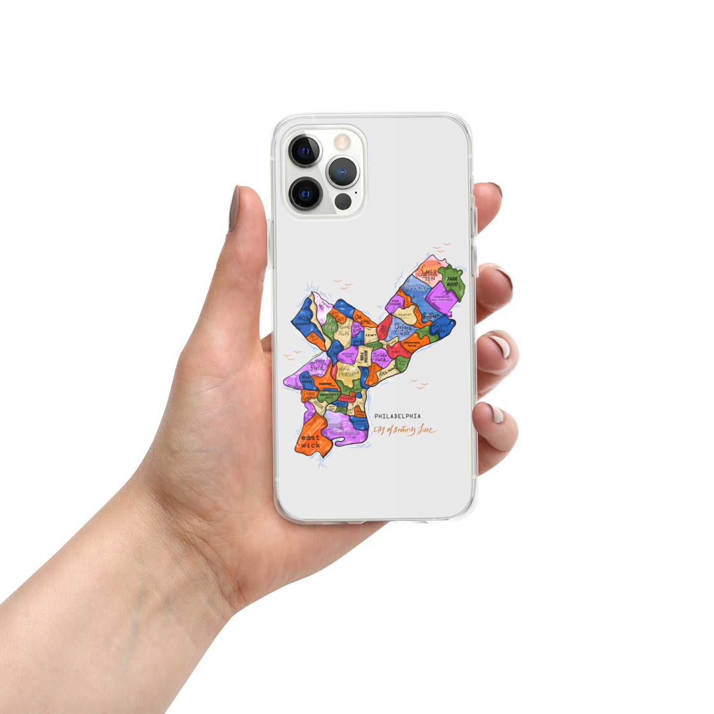 Philly Map iPhone Case