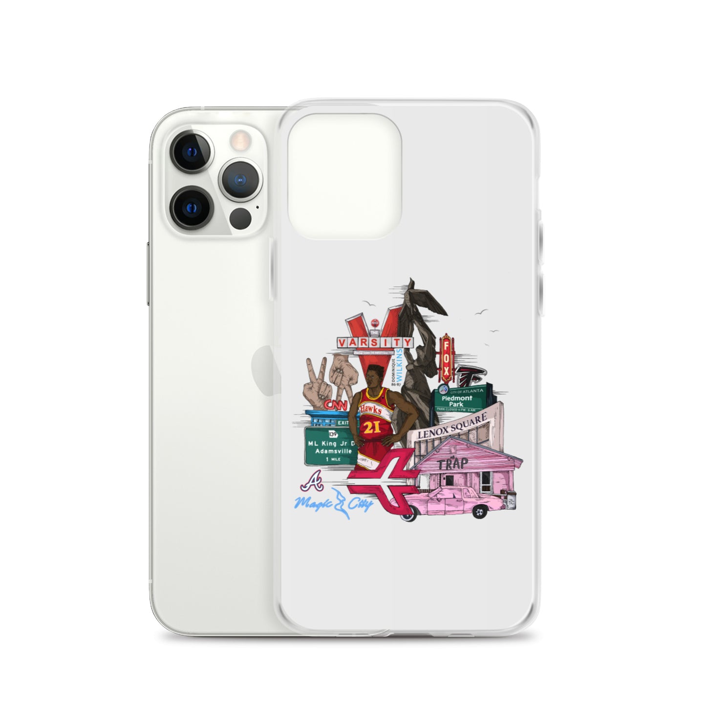 ATL graphic iPhone Case