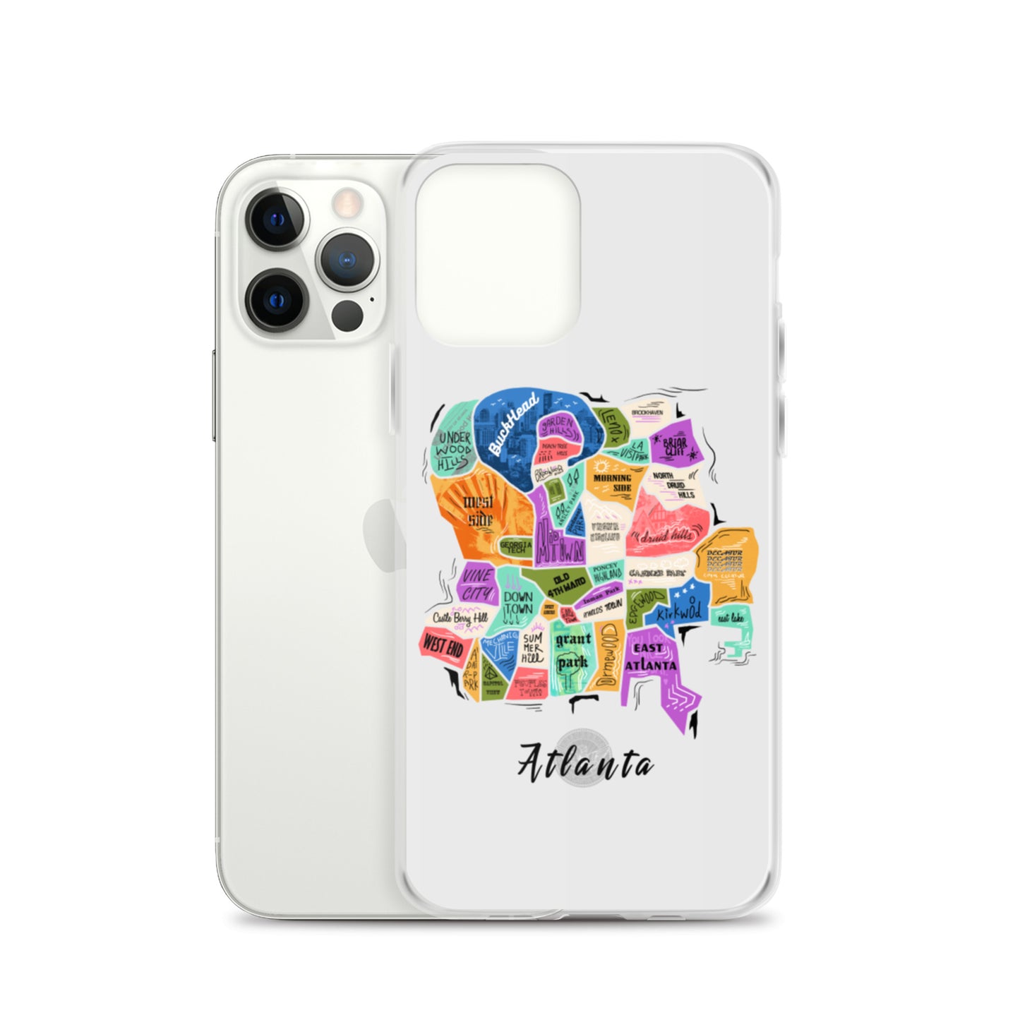 ATL map iPhone Case