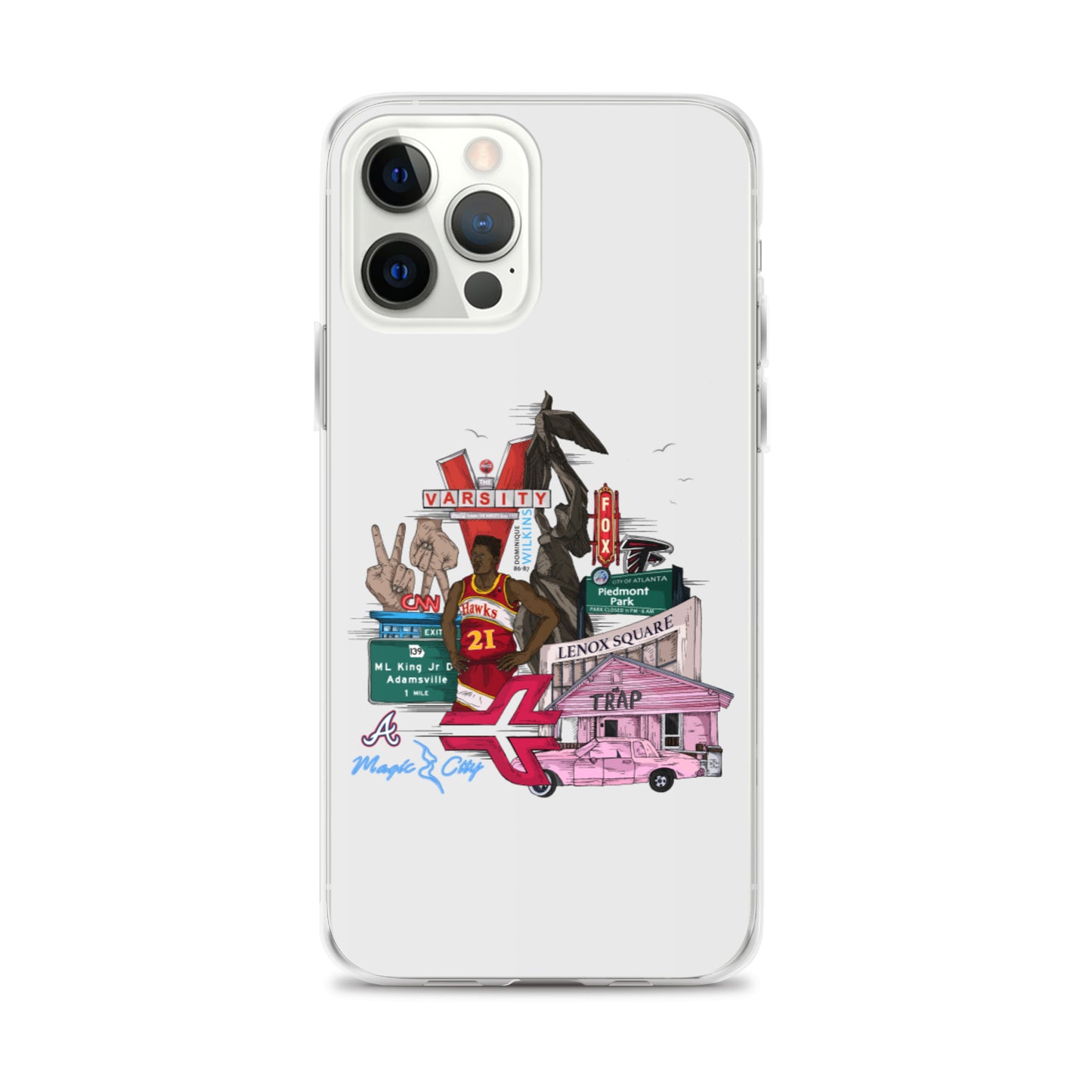 ATL graphic iPhone Case