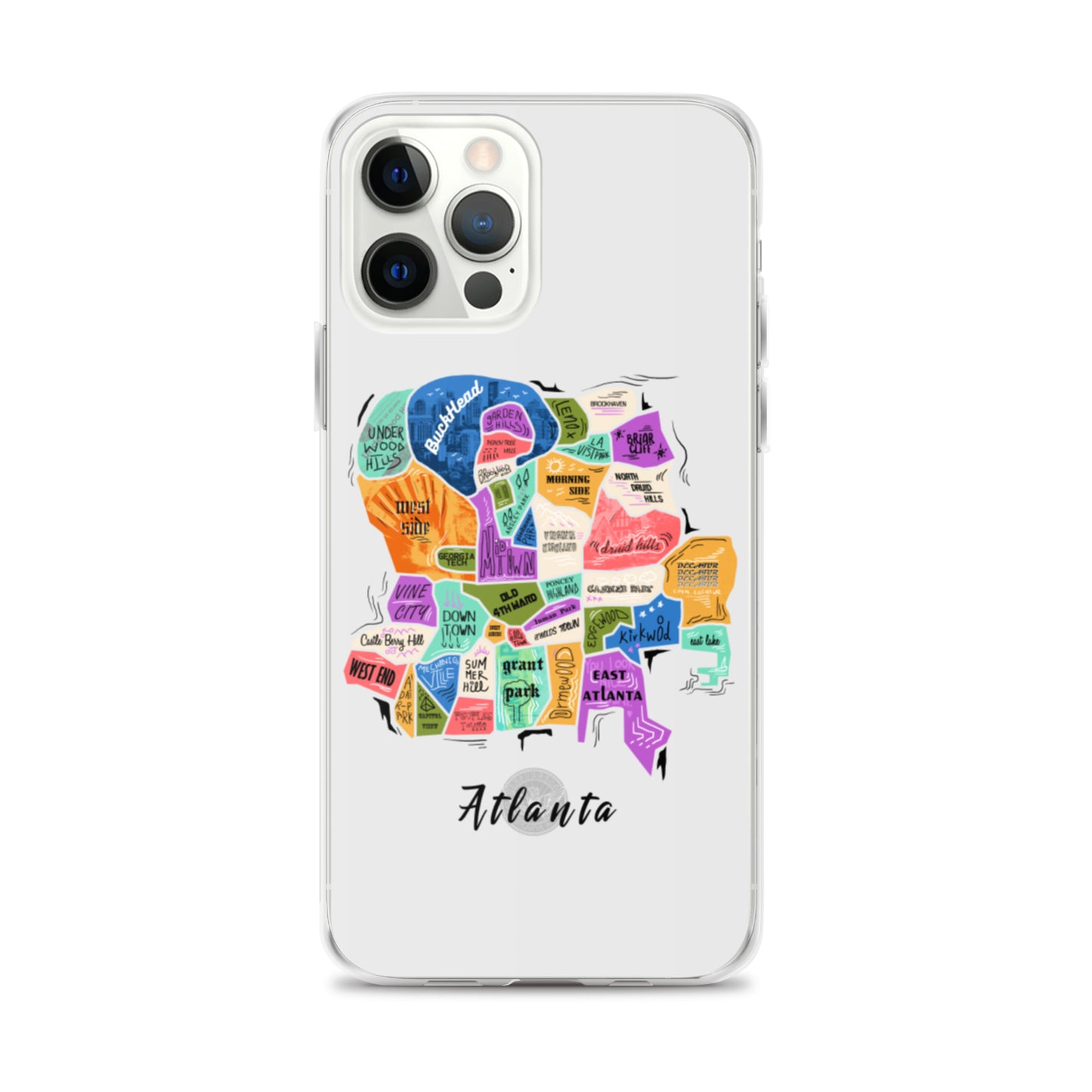 ATL map iPhone Case