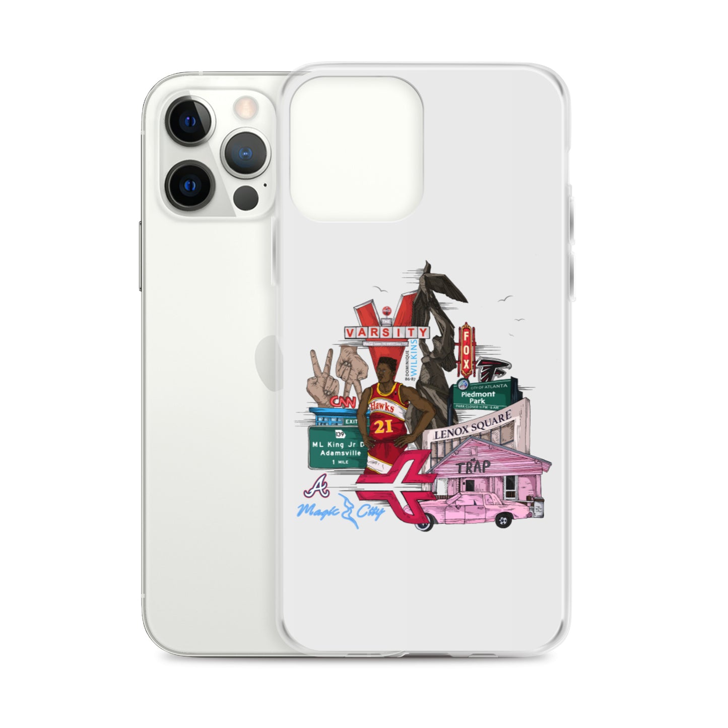 ATL graphic iPhone Case