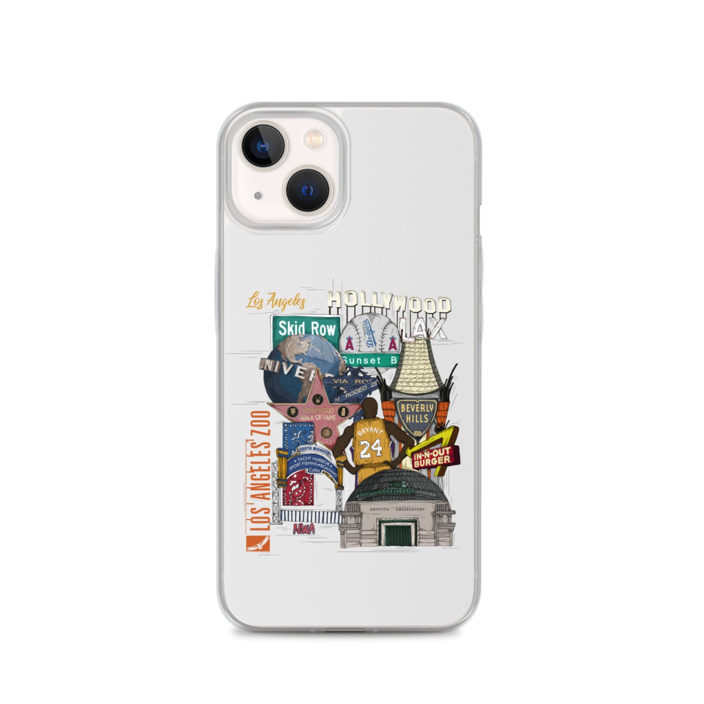 Los Angeles Graphic iPhone Case