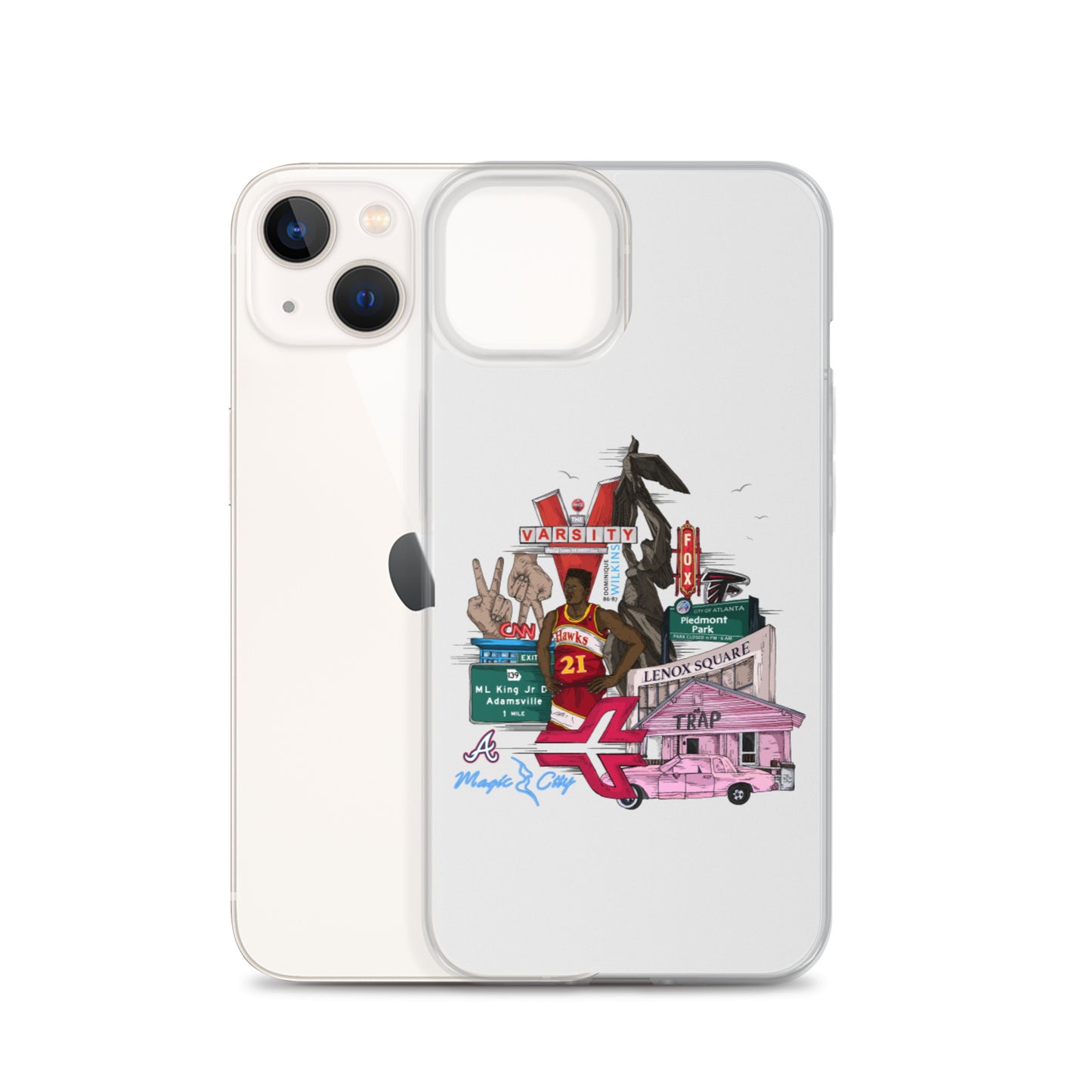 ATL graphic iPhone Case