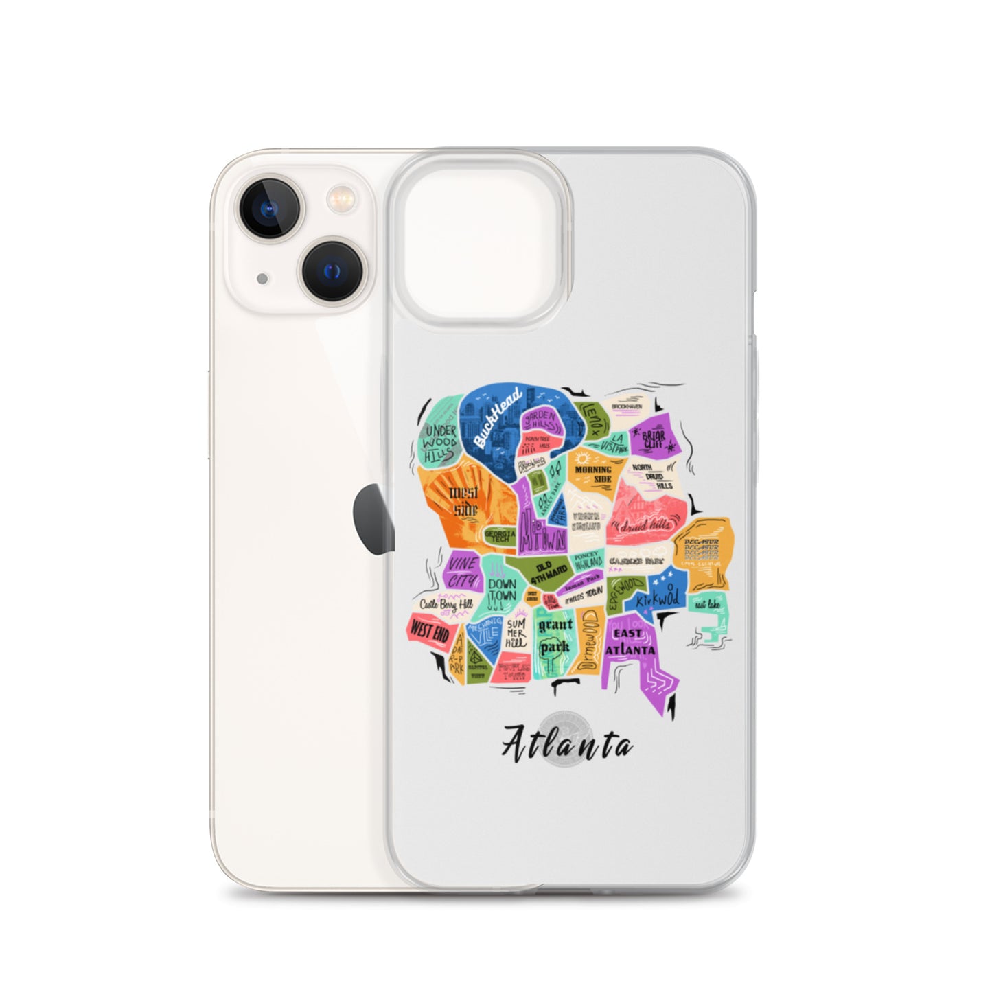 ATL map iPhone Case