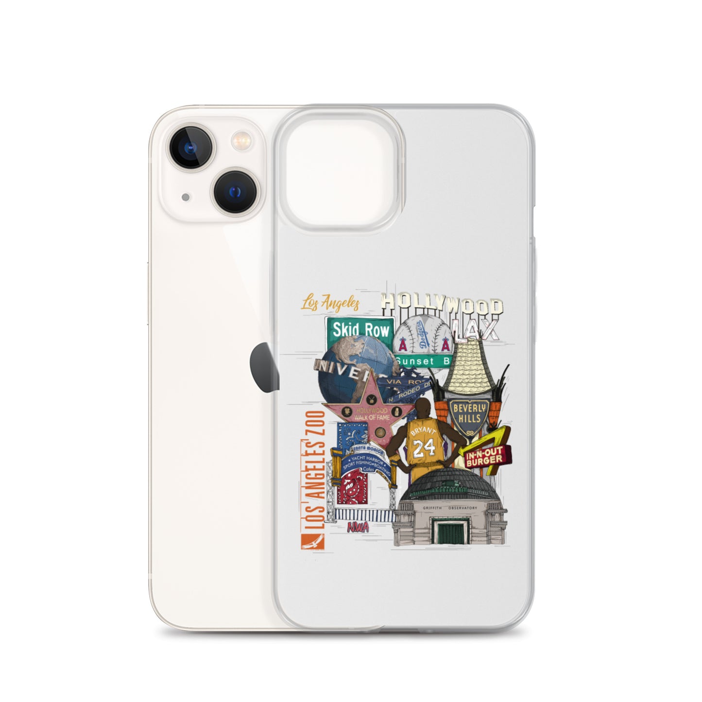 Los Angeles Graphic iPhone Case