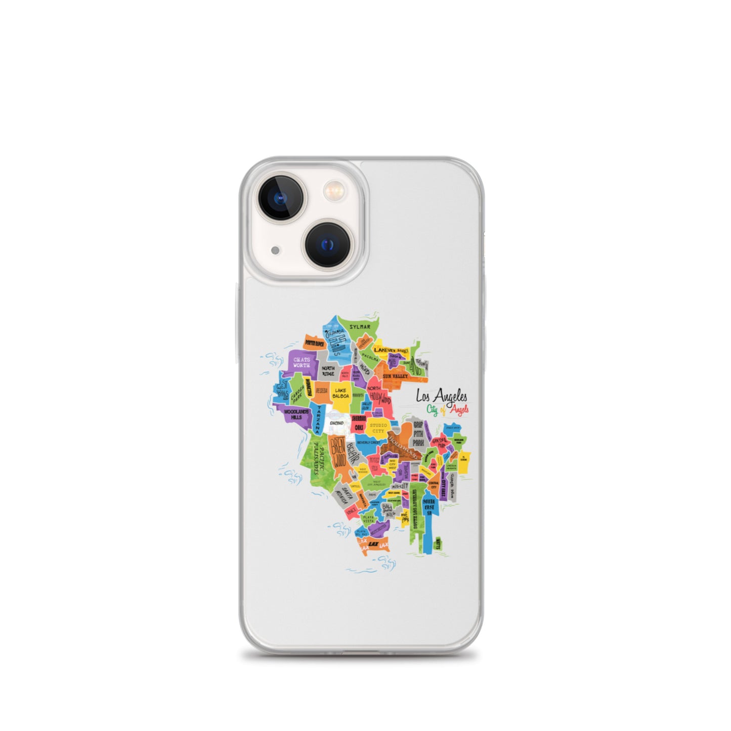 Los Angeles Map iPhone Case