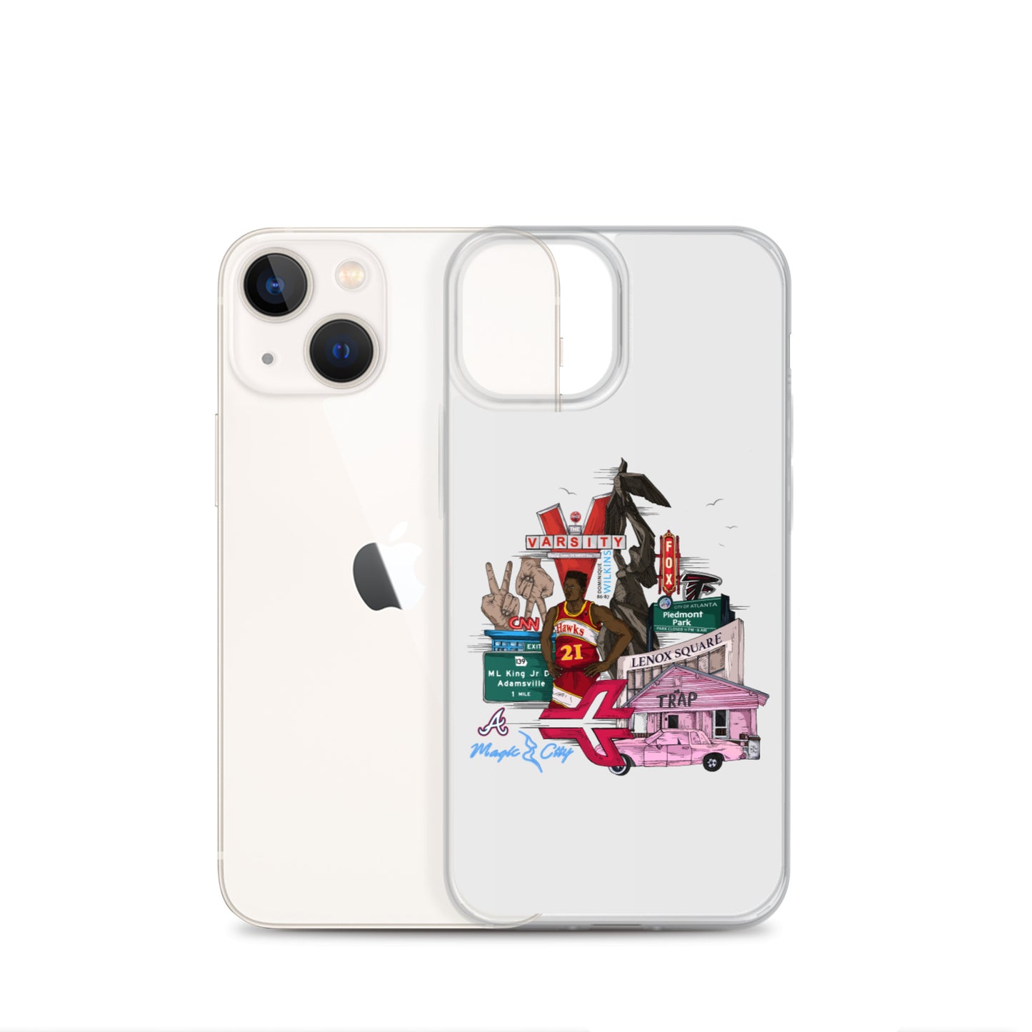 ATL graphic iPhone Case