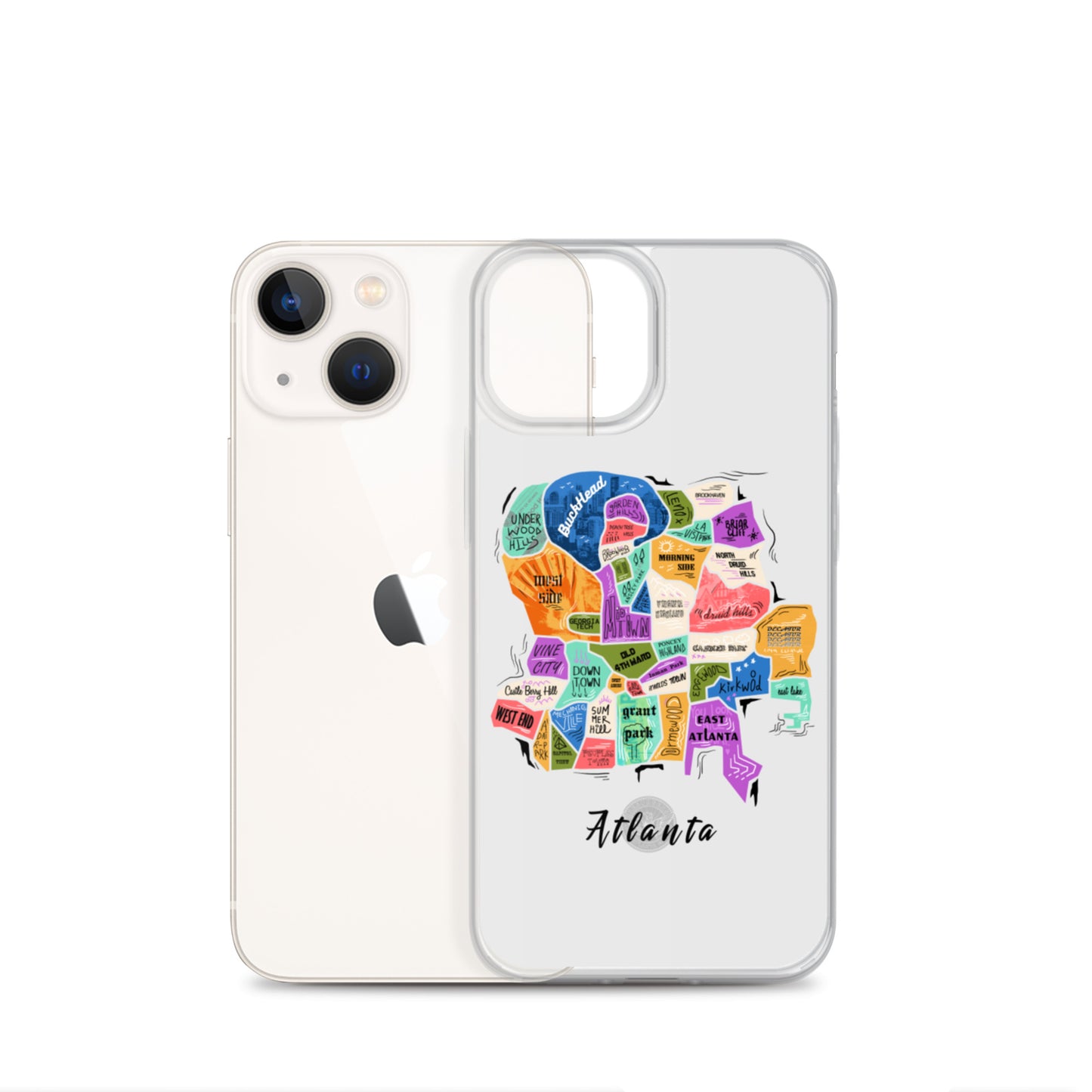 ATL map iPhone Case