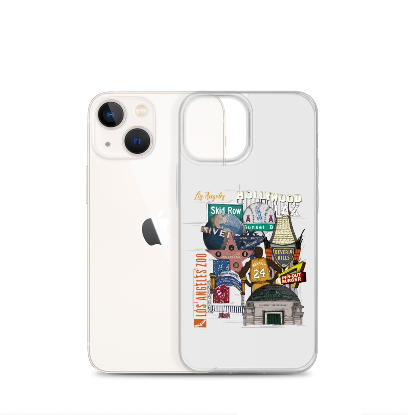 Los Angeles Graphic iPhone Case