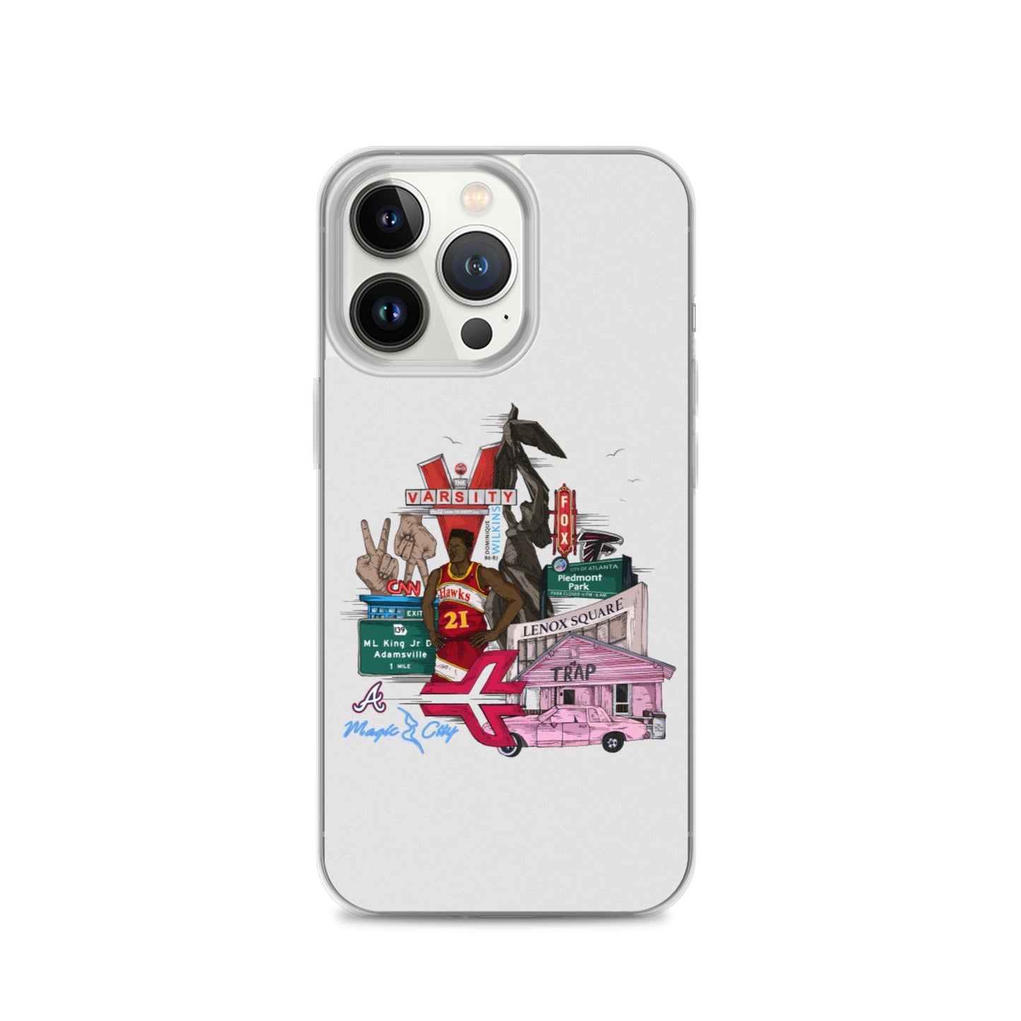 ATL graphic iPhone Case