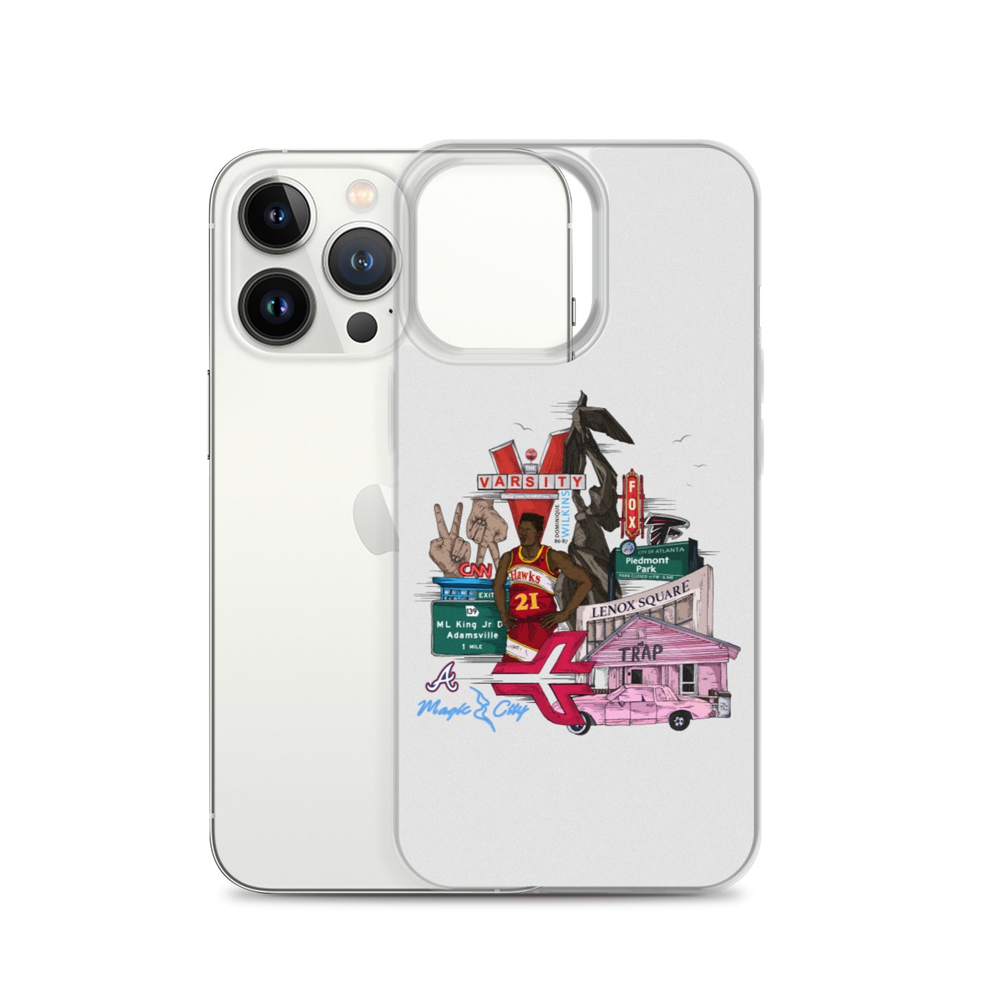 ATL graphic iPhone Case