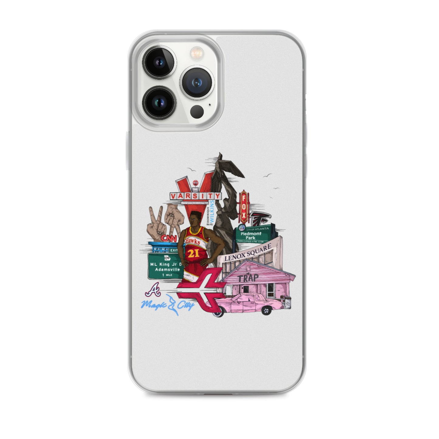 ATL graphic iPhone Case