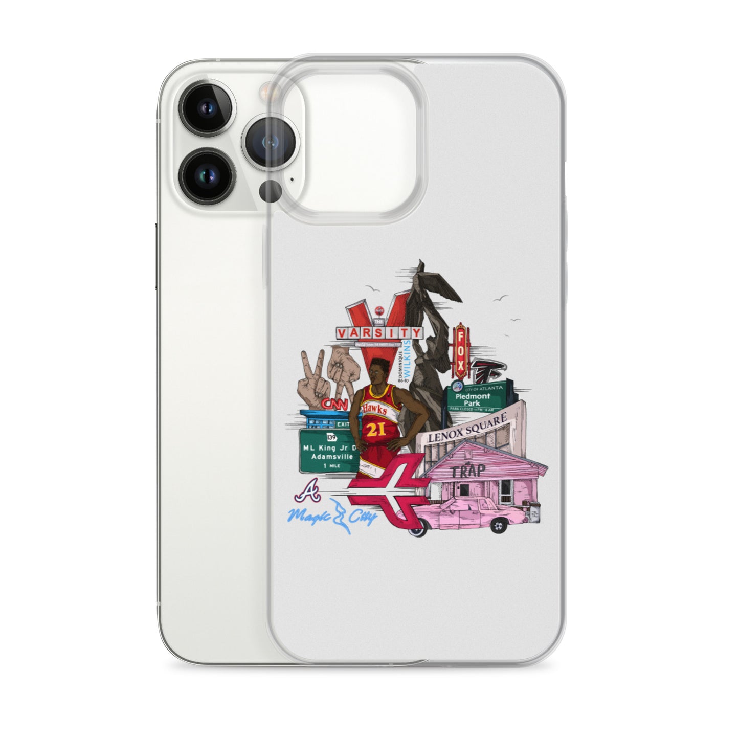 ATL graphic iPhone Case