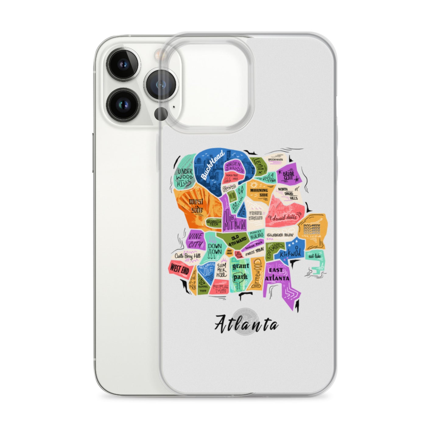 ATL map iPhone Case